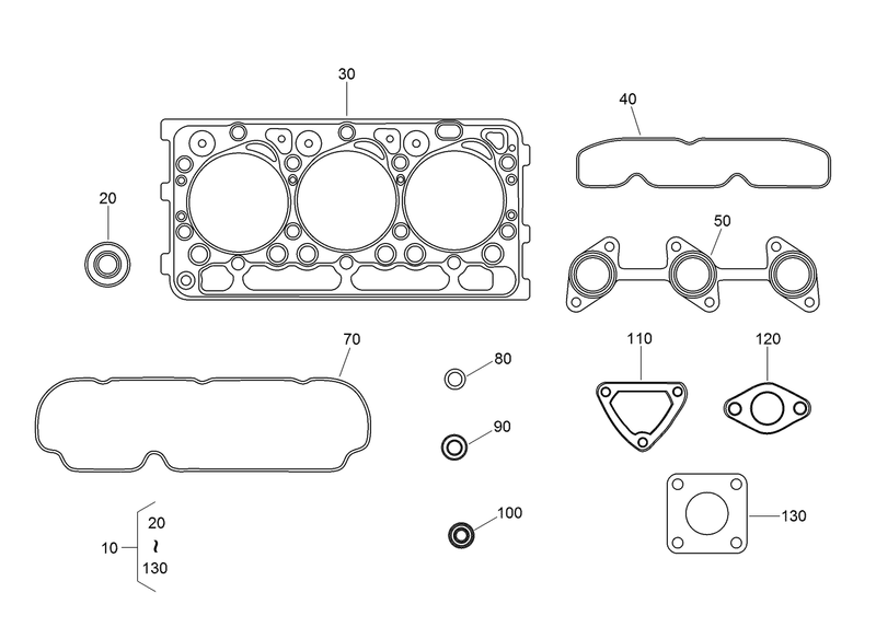 Upper Engine Gasket Kit