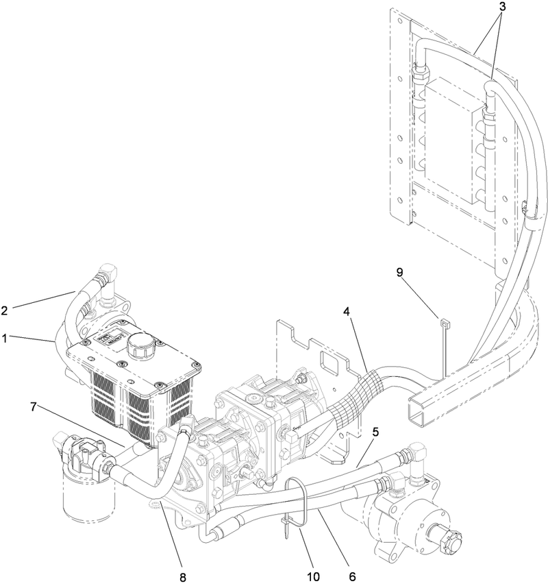 Hydraulic Hose System Assembly