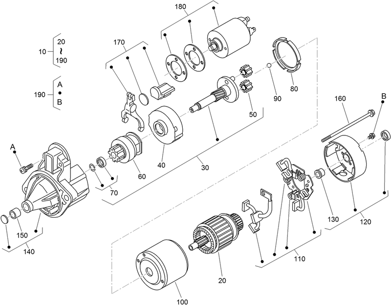 Starter Component Assembly