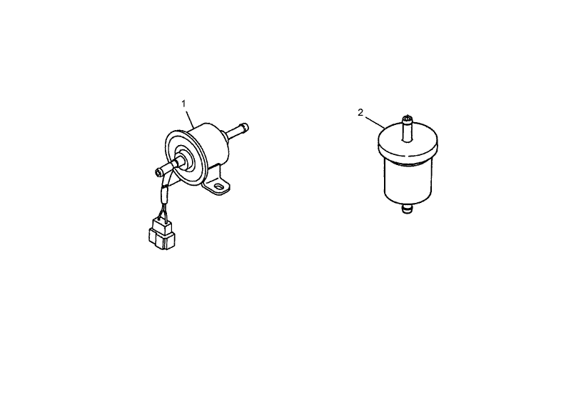 Fuel Pump and Fuel Filter Assemblies