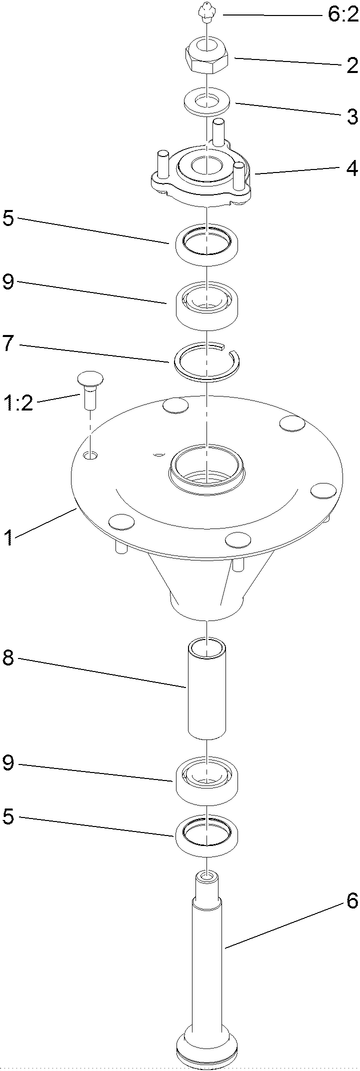 Spindle Assembly No 119 8560