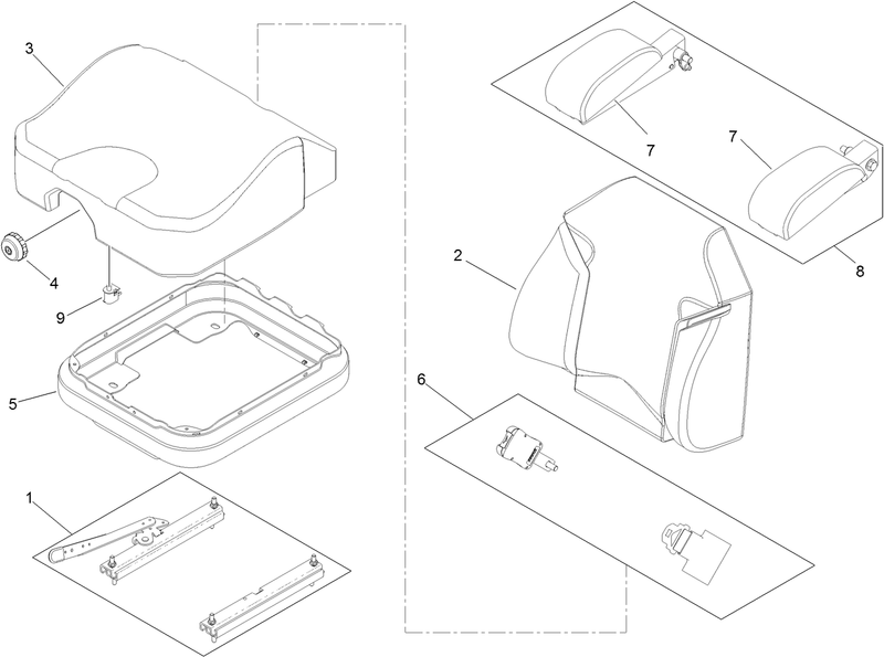 Seat Assembly No 125 3107