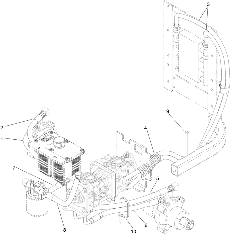 Hydraulic Hose System Assembly