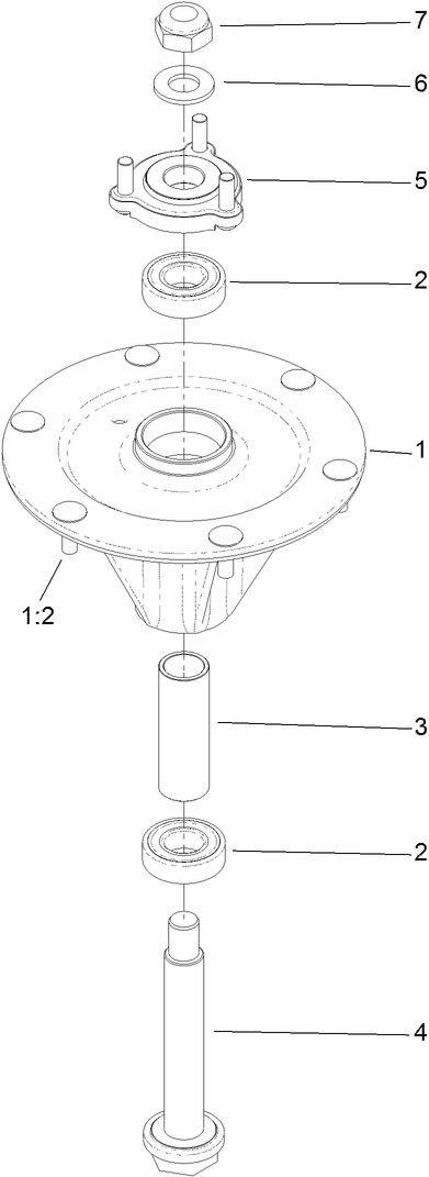 Spindle Assembly No 127 0560