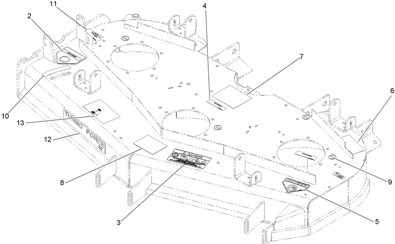 Deck Decal Assembly No 114 4473
