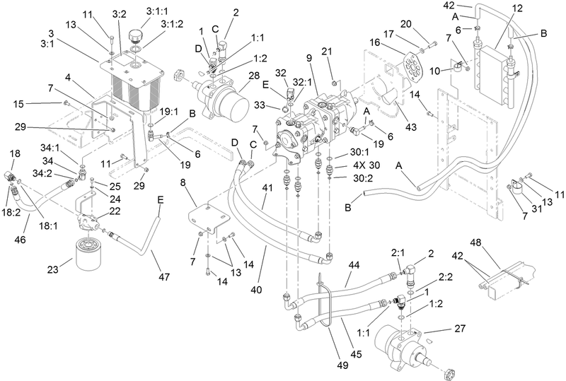 Hydraulic Tank Motor and Pump Assembly