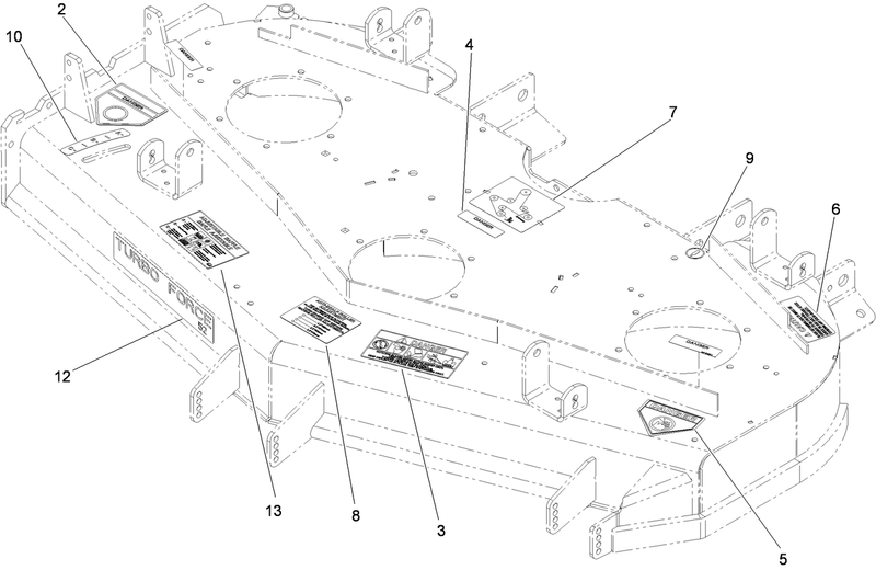 Deck Decal Assembly No 114 4473