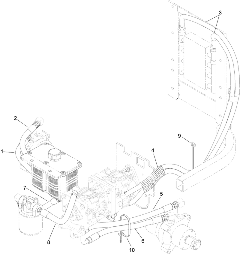 Hydraulic Hose System Assembly