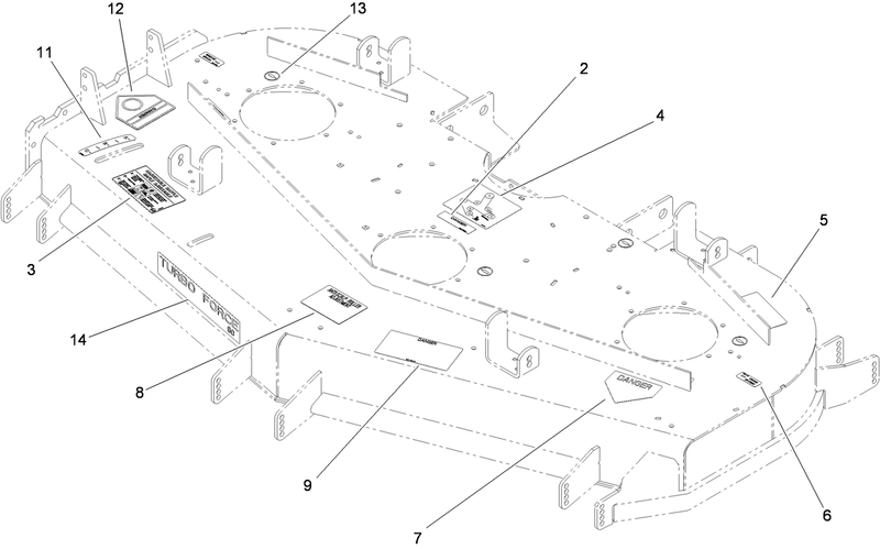 Deck Decal Assembly No 114 4478