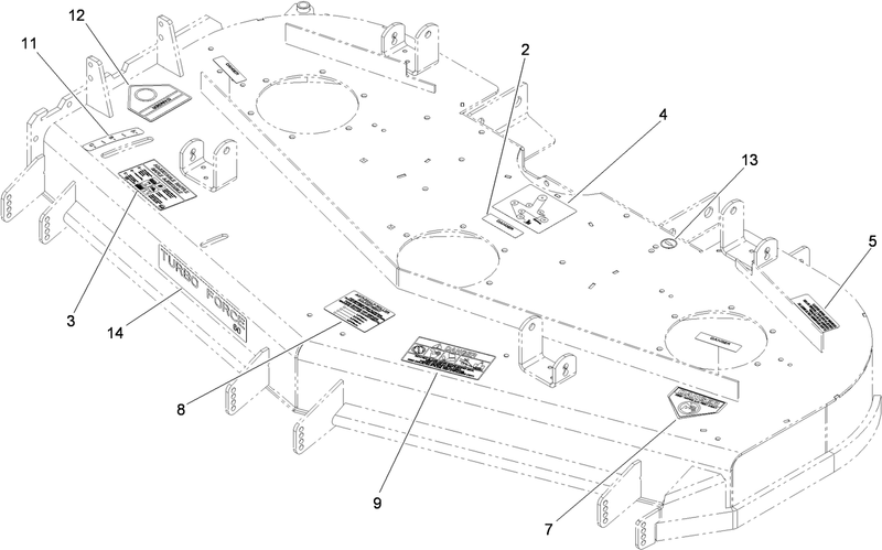 Deck Decal Assembly No 114 4478