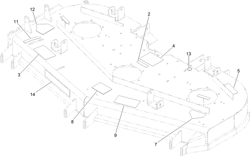Deck Decal Assembly No 114 4478