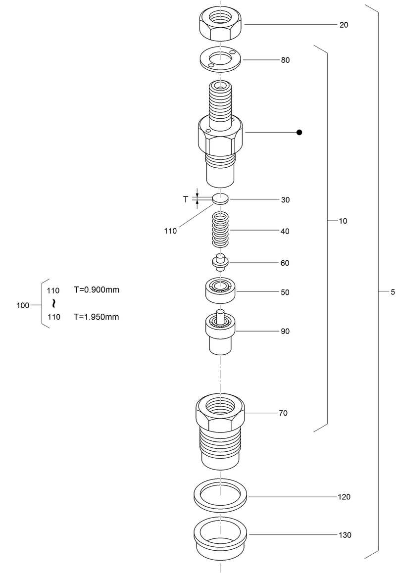 Nozzle Holder Assembly