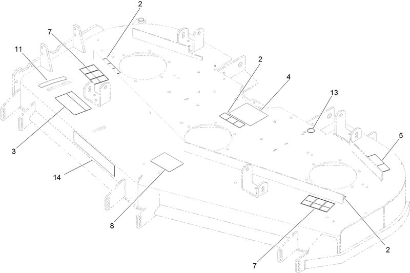 Deck Decal Assembly No 114 4478