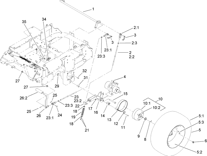 Parking Brake and Wheel Assembly