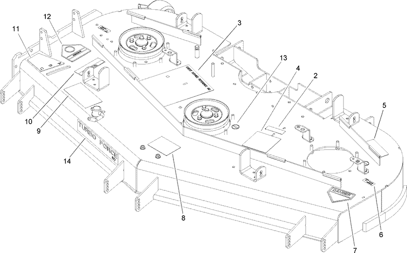 Deck Decal Assembly No 107 7675