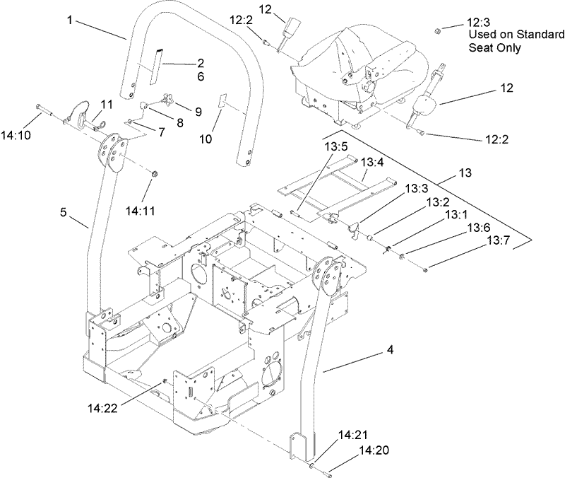 Roll Over Protection System Assembly No 106 7437