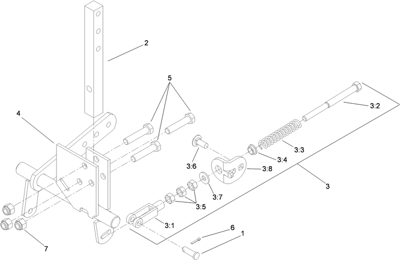 LH Motion Control Assembly No 109 3979