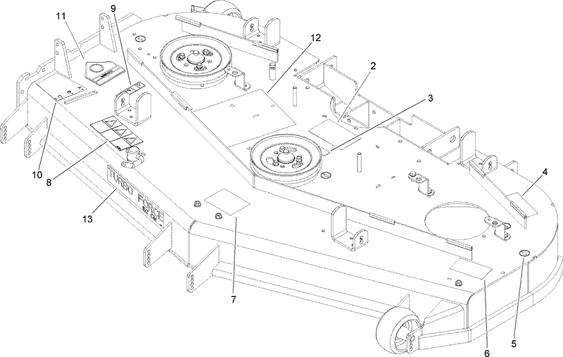 Deck Decal Assembly No 107 7663