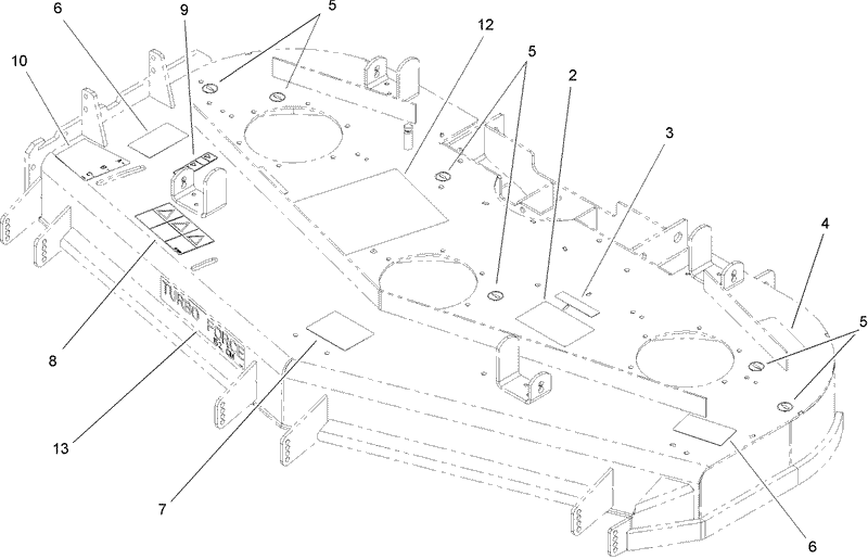 Deck Decal Assembly No 107 7663
