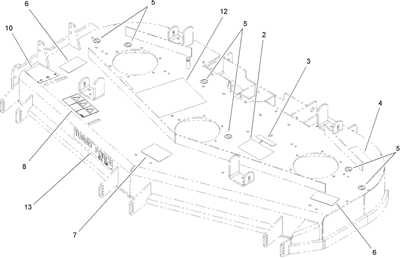 Deck Decal Assembly No 107 7663