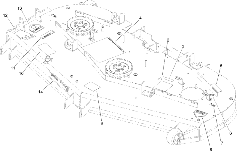 Deck Decal Assembly No 107 7677