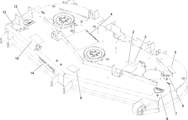 Deck Decal Assembly No 107 7677