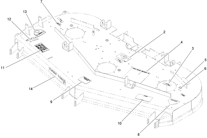 Deck Decal Assembly No 107 7677
