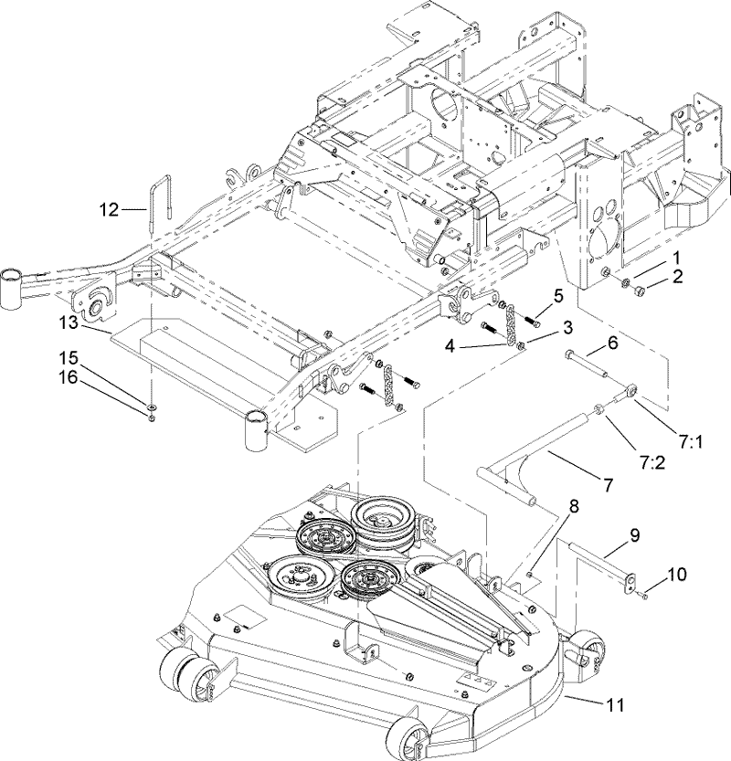 Deck Connection Assembly