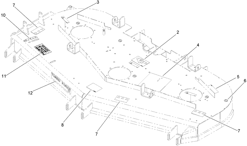 Deck Decal Assembly No 110 3931