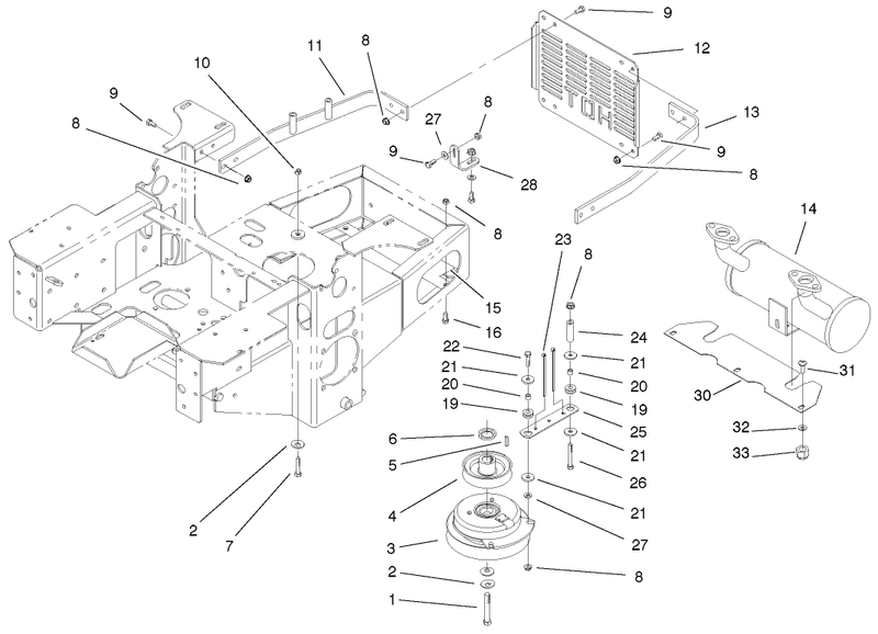 Engine And Clutch Assembly