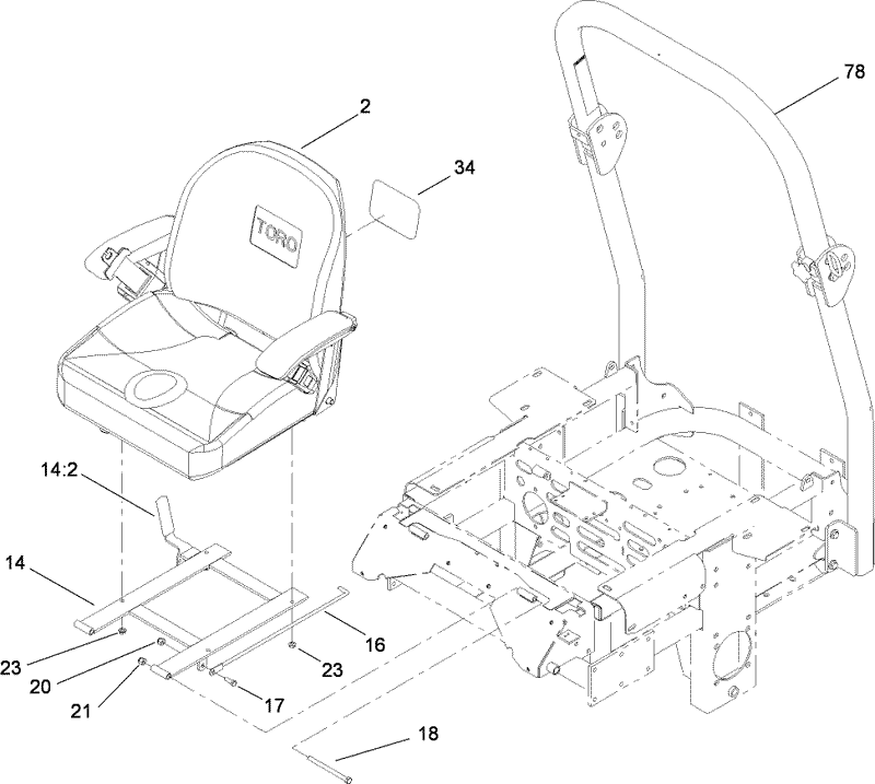 Roll Over Protection System Assembly