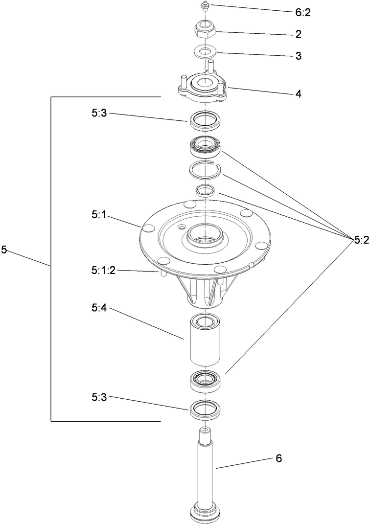Spindle Assembly No 117 6159