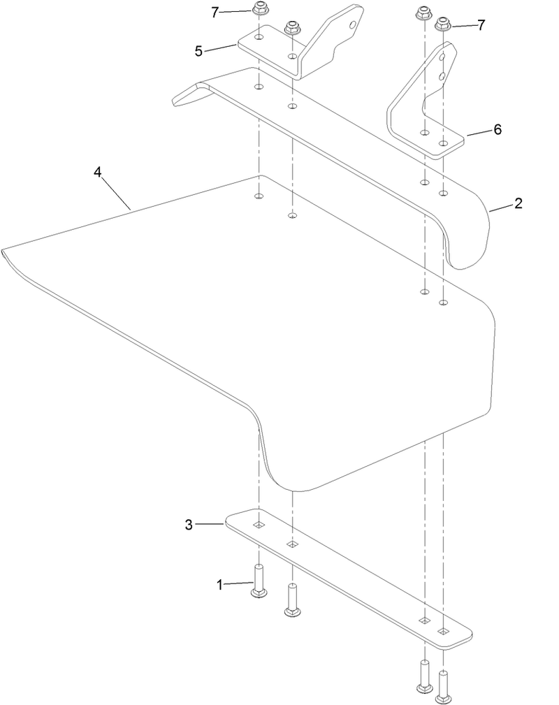 Rubber Deflector Assembly No 108 2792