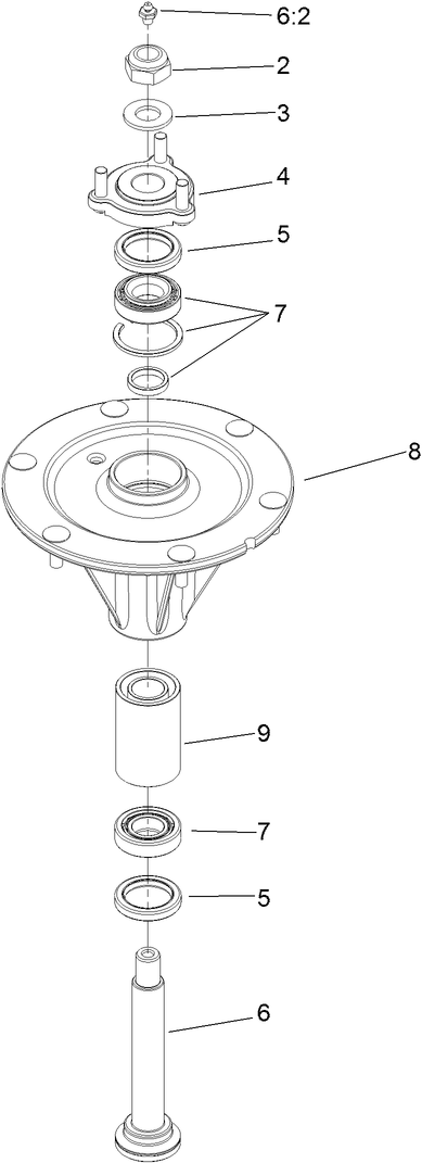Spindle Assembly No 119 8500