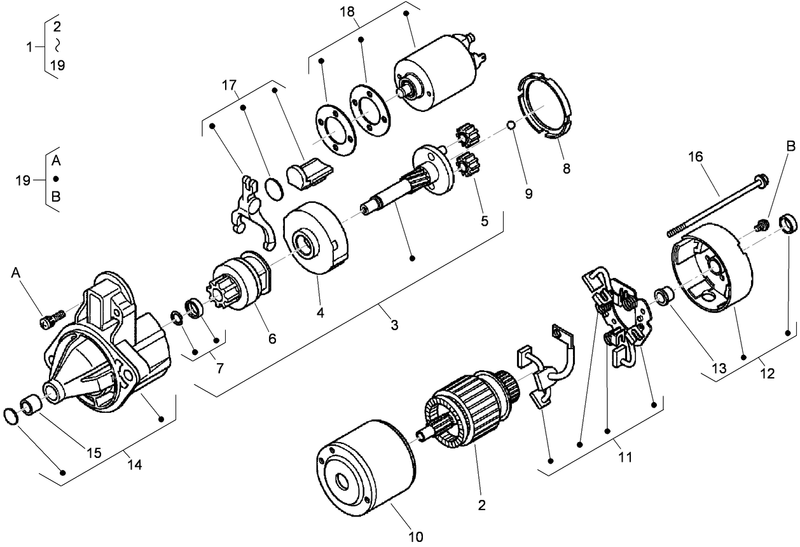 Starter Components Assembly