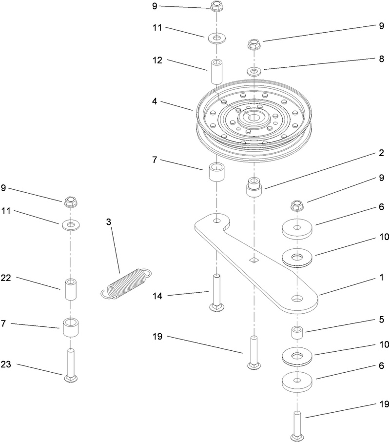 Spring Idler Assembly No 114 1812