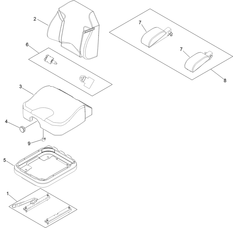 Seat Assembly No 125 3107