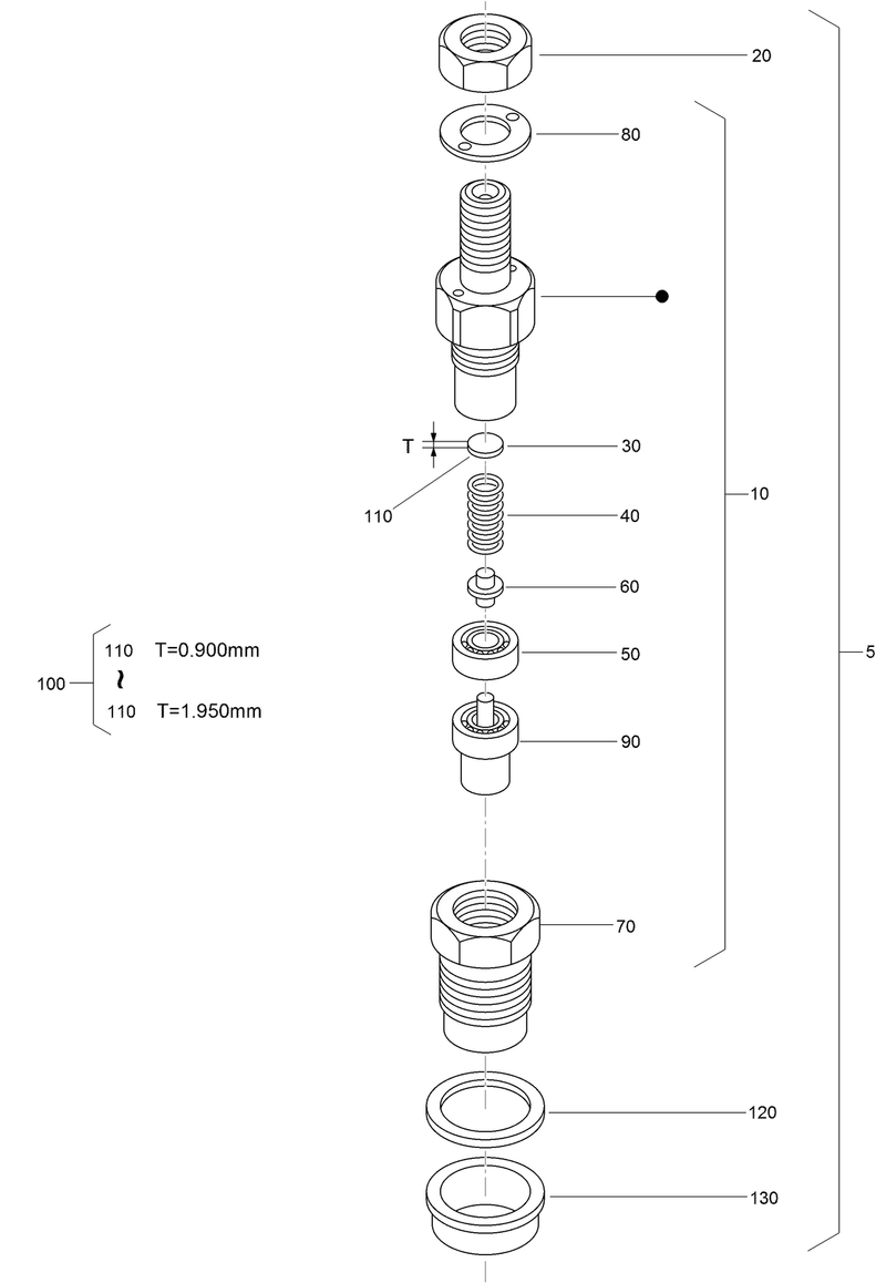 Nozzle Holder Assembly