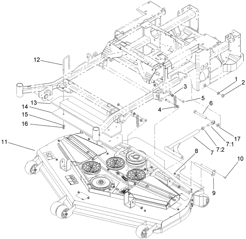 Deck Connection Assembly