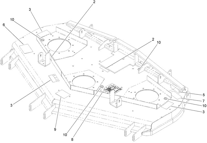 Deck Decal Assembly No 110 5571