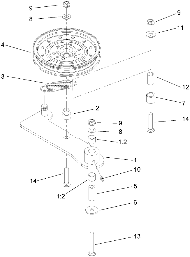 Idler Assembly No 110 5590