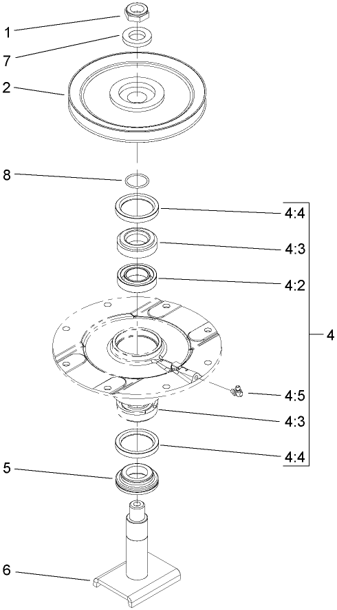 Low Driven Idler Assembly No 104 3532