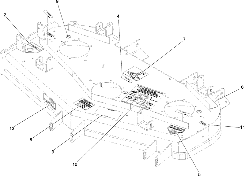 Deck Decal Assembly No 115 2771