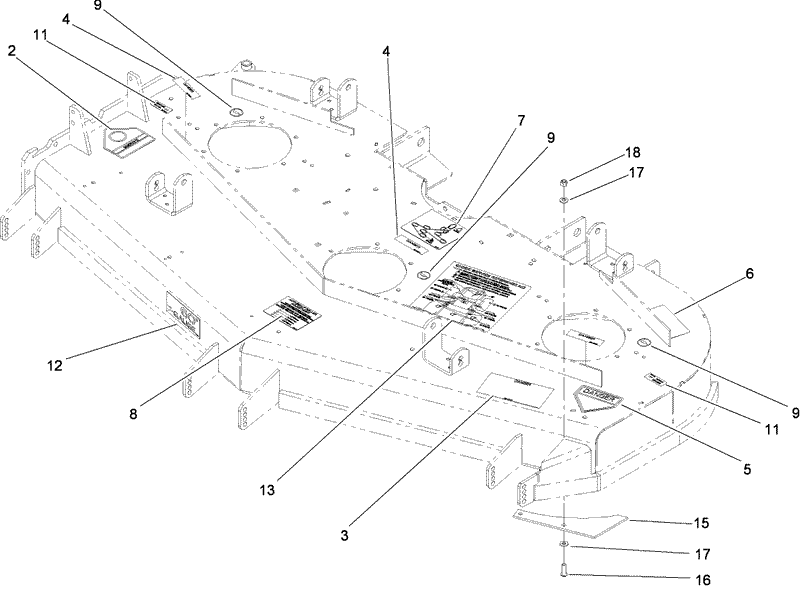 Deck Decal Assembly No 115 2781