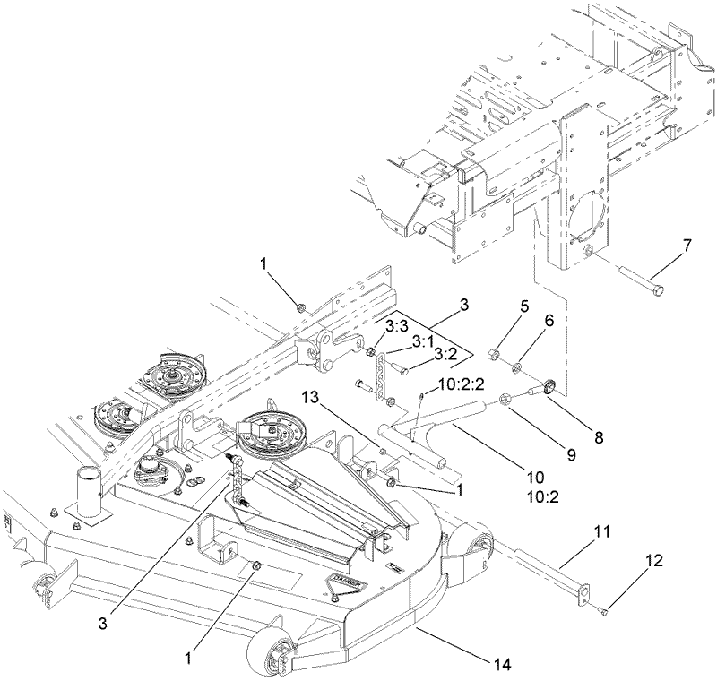 Deck Connection Assembly
