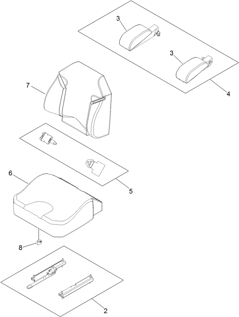 Seat Assembly No 116 0035
