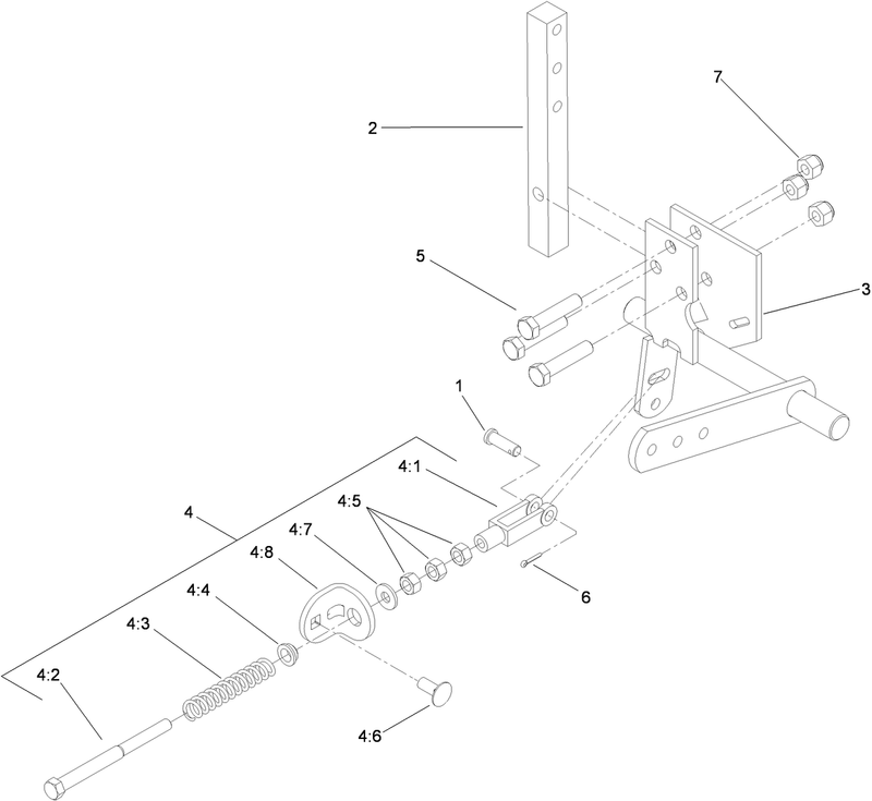 LH Motion Control Assembly No 109 3906