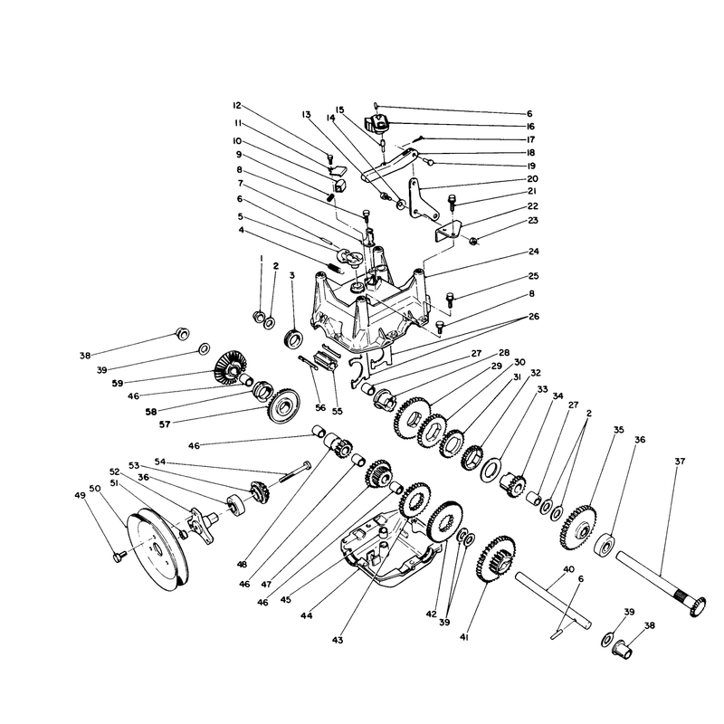 Transmission Assembly No. 66-8030