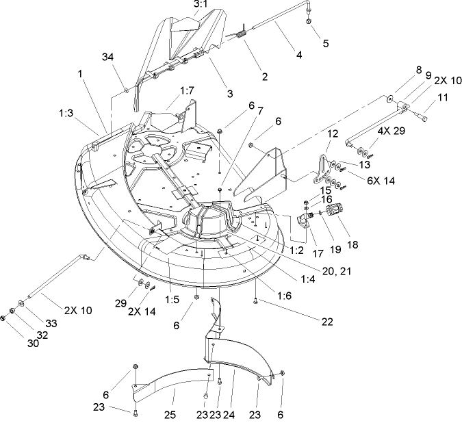 38in Deck Assembly