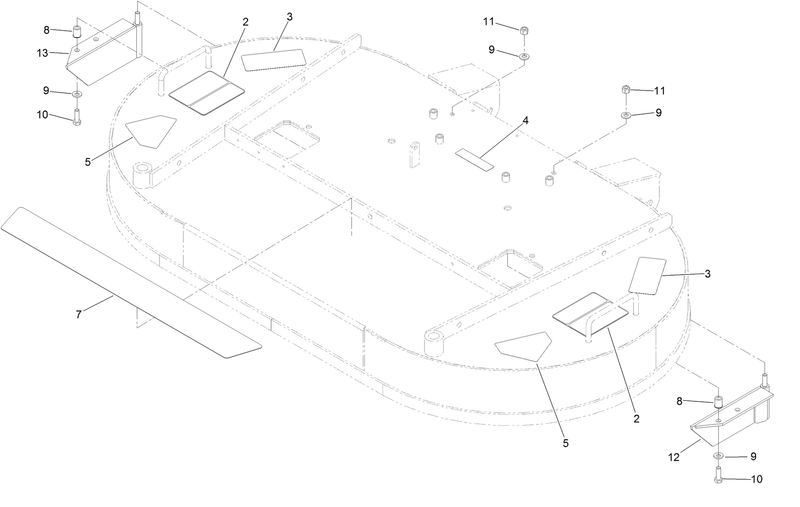 Deck Decal Assembly No 109 4372